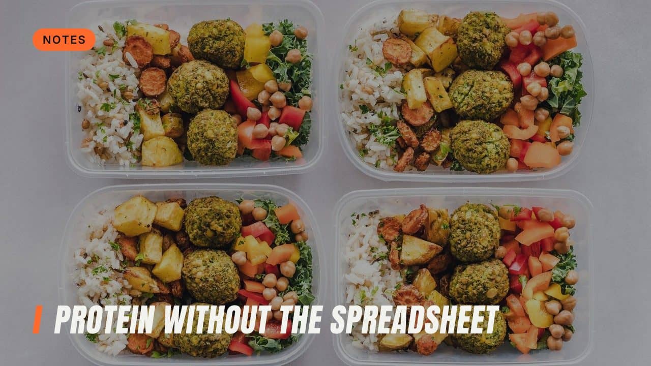 Protein Without the Spreadsheet
